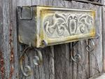 22 Metal Embossed Windowbox Planter Decorative Container