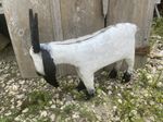 16 Large Recycled Germaine Metal Goat - Barn Yard Art Statue - Lawn Ornament