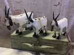 16 Large Recycled Germaine Metal Goat - Barn Yard Art Statue - Lawn Ornament