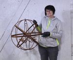 24 Wrought Iron Mystic Candle Chandelier - Large Light