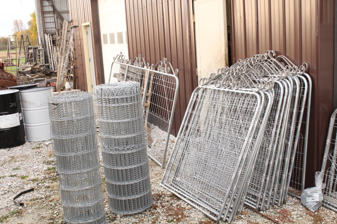 Double Loop Wire Fence Roll 25' x 36" Tall Decorative Wire