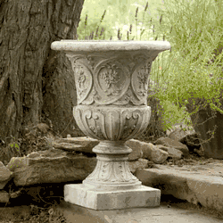 25" Tall Lippie Urn Planter Garden Flower