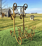 25 Wrought Iron Tulip Plant Stand Decorative Container