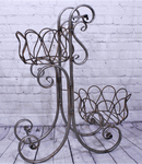25 Wrought Iron Tulip Plant Stand Decorative Container