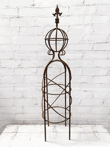 Mystic 26 Small Sphere Garden Obelisk - Topiary