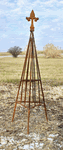 25 Tiny Triangle Garden Obelisk - Finial Tuteur