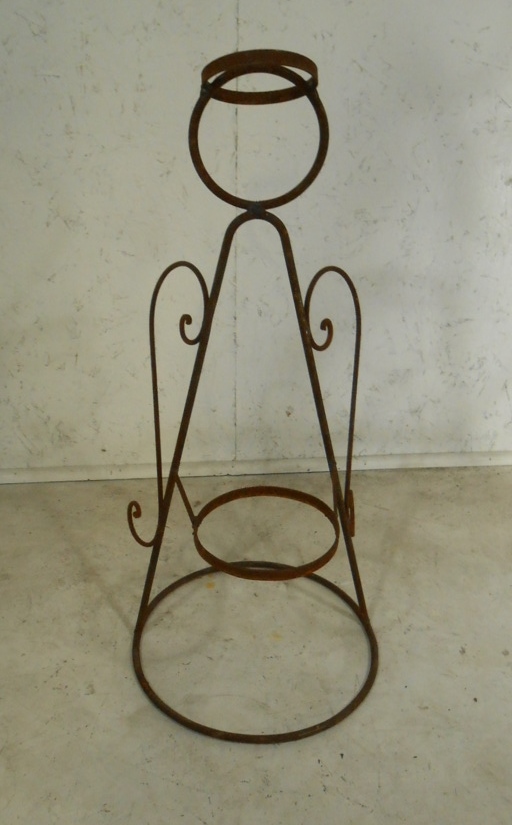 28" Large Angel Wrought Iron Pot Holder OUTOFSTOCK