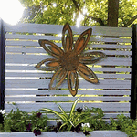 29 Large Rusty Metal Flower Decorative Wall Decor