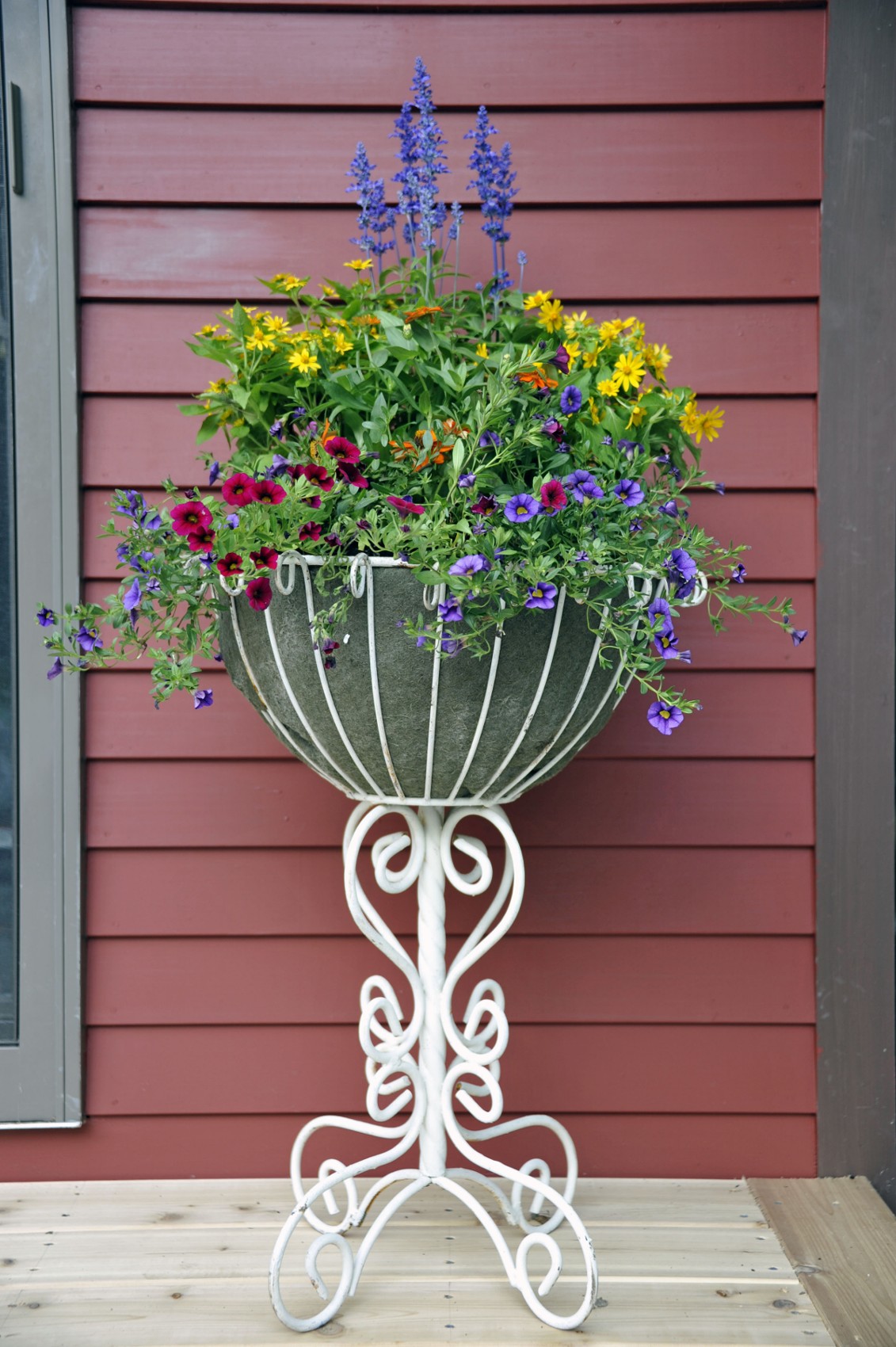 29" Large Trunk Column Plant Stand Vintage Planter