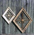 29 Wooden Diamond Wall Hanging