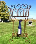 29" Wrought Helen Heart Plant Stand Decorative Container