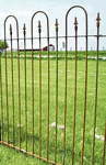 5 ft. Tall Wrought Iron Fence - Custom Cut Panel
