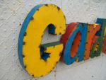3 - D  Metal Garden Trade Sign