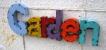 3 - D  Metal Garden Trade Sign