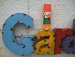 3 - D  Metal Garden Trade Sign