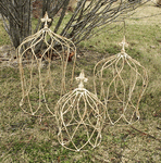 3 Sizes Wrought Iron Topiaries Timmy Tommie Tony Plant Supports
