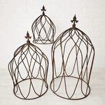 3 Sizes Wrought Iron Topiaries Timmy Tommie Tony Plant Supports