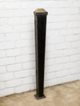 3ft Wyatt 3" Metal Gate Or Fence Post For Hardscape Deck