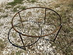 30 Wire Orb Topiary Frame - Iron Garden Sphere
