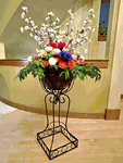 32 Wrought Iron Caroline Plant Stand - Metal Flower Planter Pot