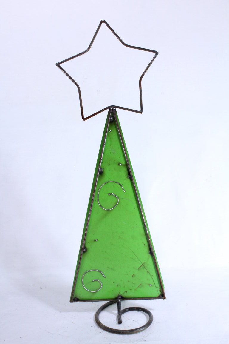 36" Medium Metal Christmas Tree Star on Top Holiday Decor