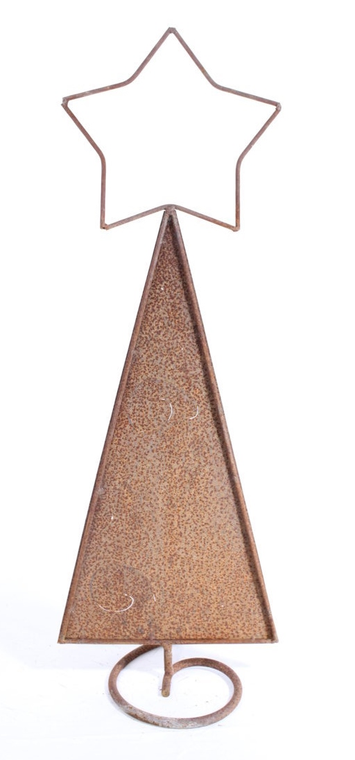 36" Medium Metal Christmas Tree Star on Top Holiday Decor