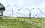 36 Peace Yard Stake - Metal Handmade Lawn Art