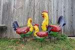 36 Recycled Metal Hilda Hen Female Barnyard Fowl Chicken
