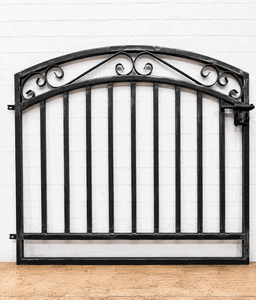 Wrought Iron 3ft Tall x 3.5ft Wide Delaney Entry Gate