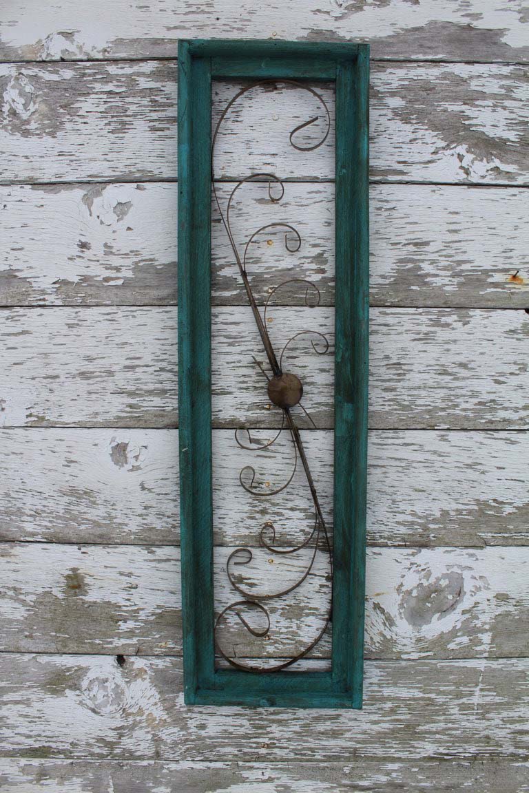 38" Vintage Wooden Hanging Wall Decor Decorative Wall Accent