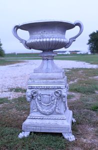 39" Cast Aluminum Ritz - Presidential Base - Flower Planter