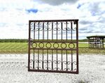 3ft Tall Magnolia Circle Metal Gate For Entrance