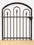 3ft x 3.5ft Wrought Iron Des Moines Entry Gate