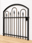 3ft x 4ft Wrought Iron Des Moines Entry Gate