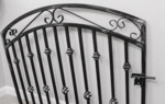 4-ft Tall Donovan Metal Entry Gate - 54 Opening