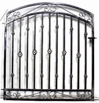 4-ft Tall Donovan Metal Entry Gate - 54 Opening
