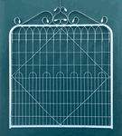 4't x 4'w Double Loop Top Woven Wire Fence Gate A-11