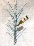 42 Wrought Iron Hanging Wine Bottle Tree Rack