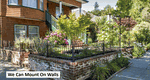 43.5 Full Panel - 2ft Tall All Spear Border Edging Solid Steel Fence