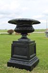 64 Cast Aluminum Concord Urn on Pedestal Pot Container