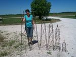 44 Wrought Iron Square Garden Plant Trellis
