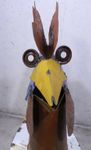 45 Recycled Metal Ronaldo Rooster - Rustic Garden Decor