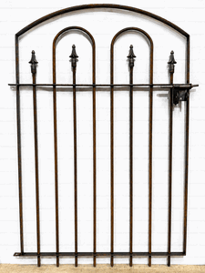 Wrought Iron 4ft Tall x 34in Wide Woodson Entry Gate