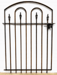 Wrought Iron 4ft Tall x 34in Wide Woodson Entry Gate