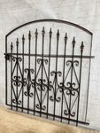 Wrought Iron 4ft Tall x 45in Wide Curly Clarkson Garden Gate