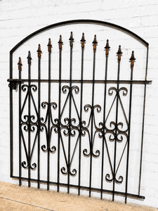 Wrought Iron 4ft Tall x 45in Wide Curly Clarkson Garden Gate