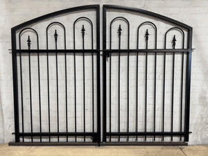 Wrought Iron 4ft Tall x 6.5ft Wide Center Divide Missoula Entry Gate