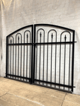 Wrought Iron 4ft Tall x 6.5ft Wide Center Divide Missoula Entry Gate