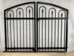 Wrought Iron 4ft Tall x 6.5ft Wide Center Divide Missoula Entry Gate