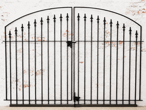 Wrought Iron 4ft Tall x 84in Wide Center Divide Clarkson Gate